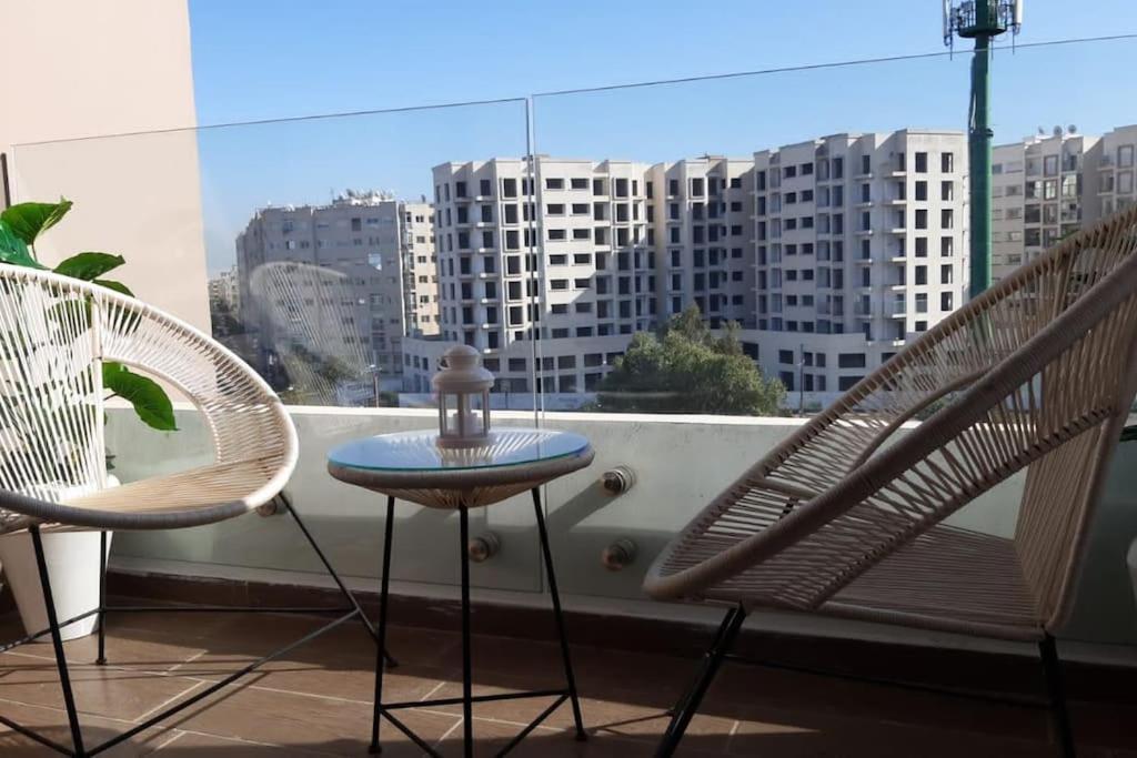 Chez Miguel Appartement Casablanca Avec Piscine Bagian luar foto