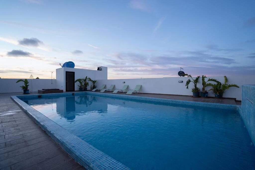 Chez Miguel Appartement Casablanca Avec Piscine Bagian luar foto