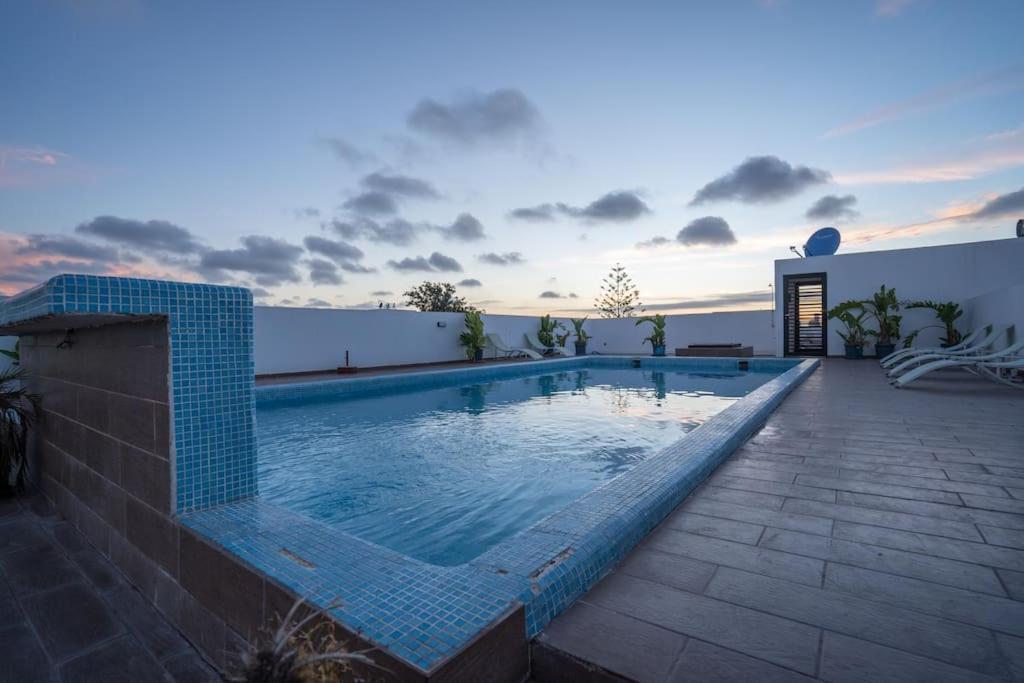 Chez Miguel Appartement Casablanca Avec Piscine Bagian luar foto